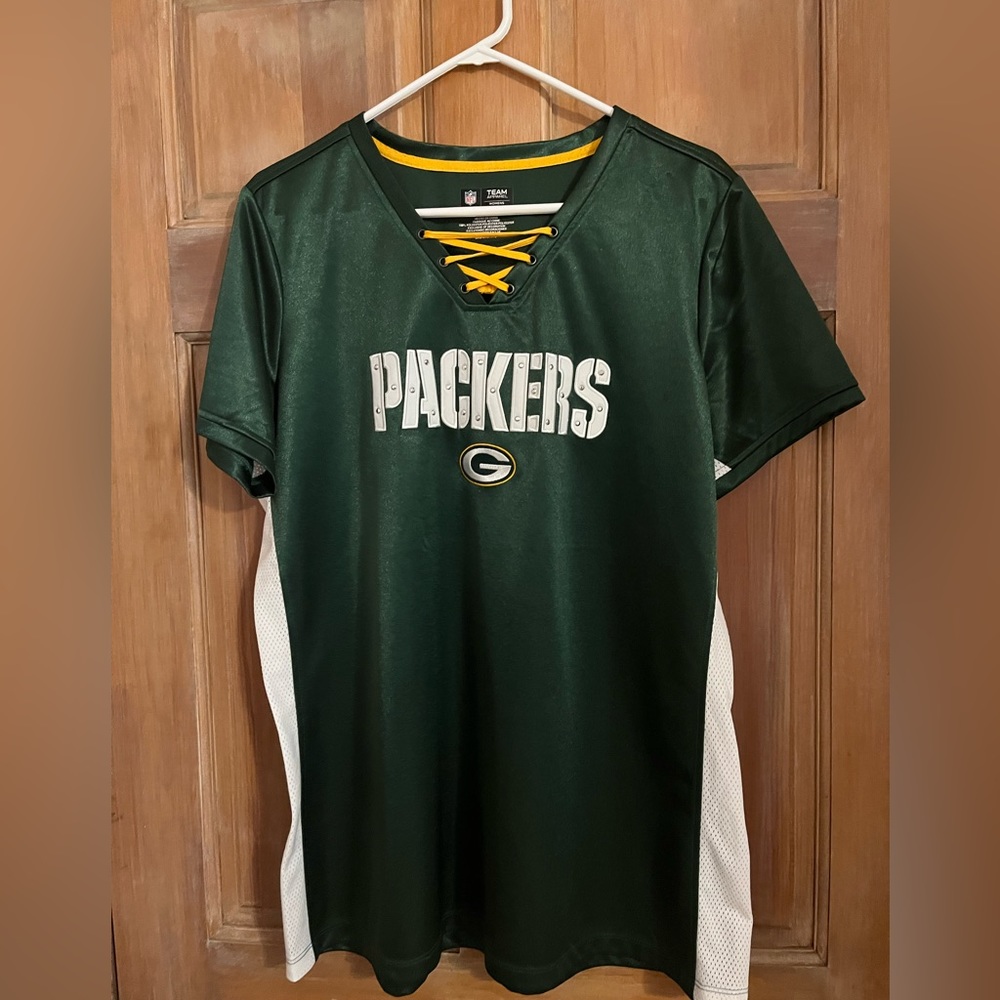 Packers shirt.